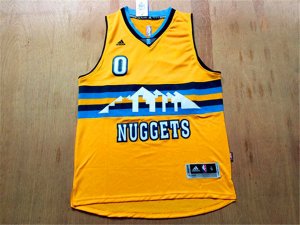 Maillot De Basket Denver Nuggets Emmanuel Mudiay 0 The Snow Capped Mountains Jaune